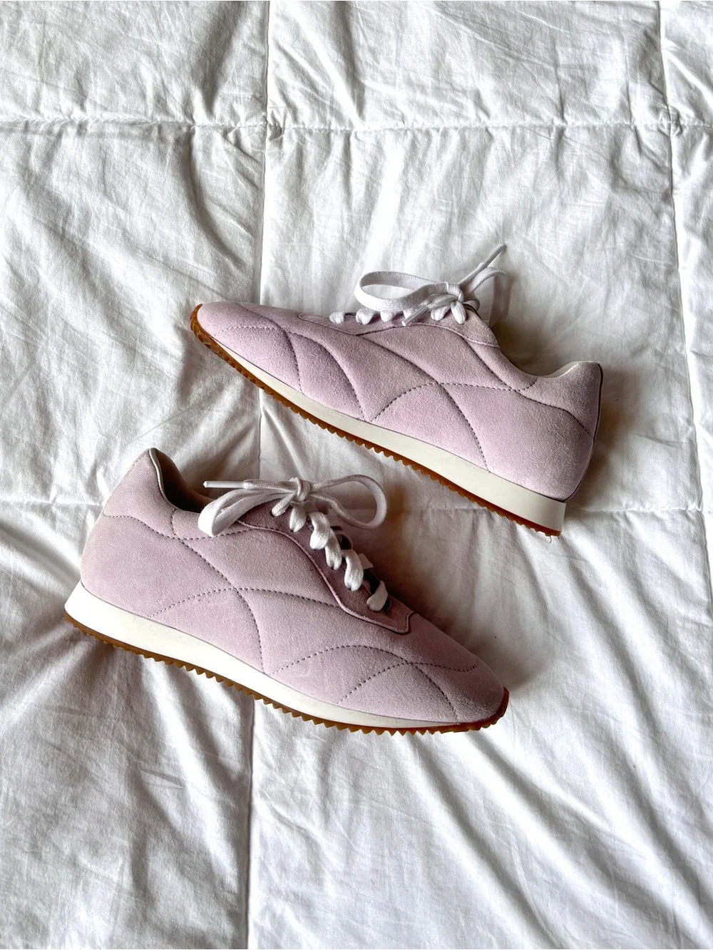 Sam Edelman Suede Sneakers - Light Lavender - Size 5 - Like New